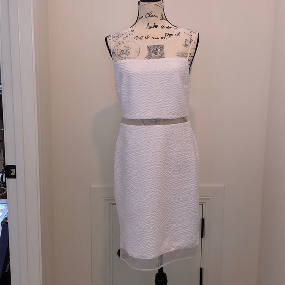 Calvin Klein white sleeveless dress size 10 NWT - Picture 1 of 8